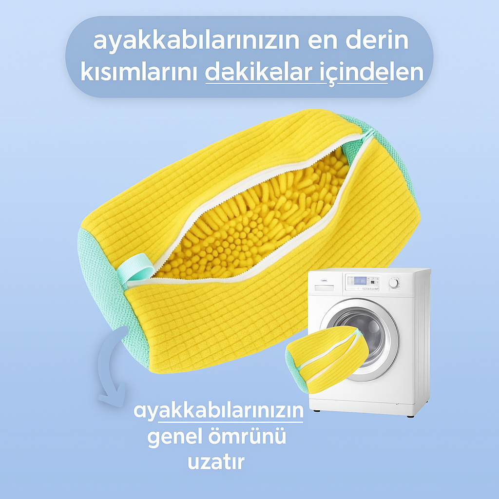Washkicks - Ayakkabı Yıkama Çantası