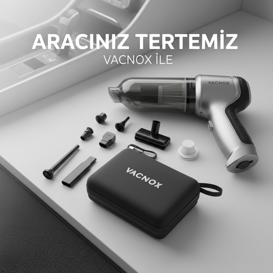 VACNOX™ Akıllı Araç Süpürgesi & Hava Üfleyici