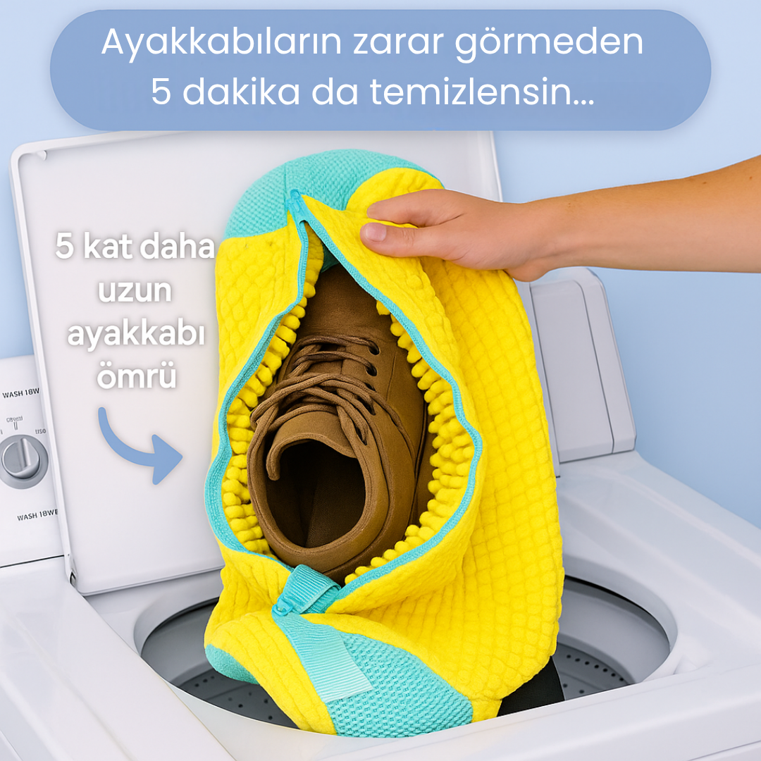 Washkicks - Ayakkabı Yıkama Çantası